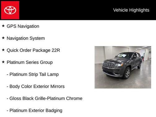 Granite Crystal Metallic Clearcoat 2020 Jeep Grand Cherokee Summit