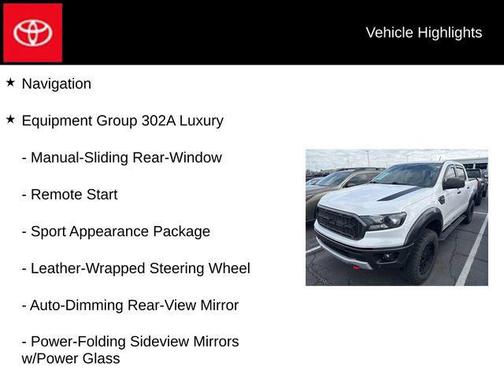 Oxford White 2020 Ford Ranger XLT