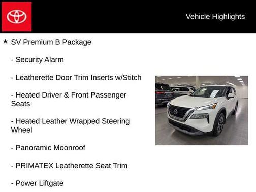 Pearl White Tricoat 2023 Nissan Rogue SV