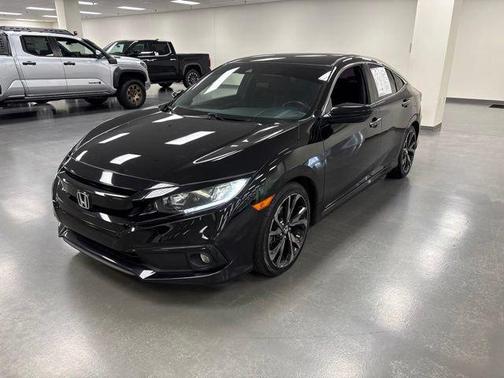 Aegean Blue Metallic 2021 Honda Civic Sport