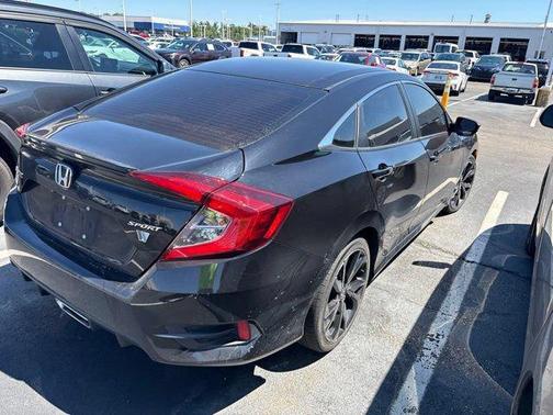 Aegean Blue Metallic 2021 Honda Civic Sport