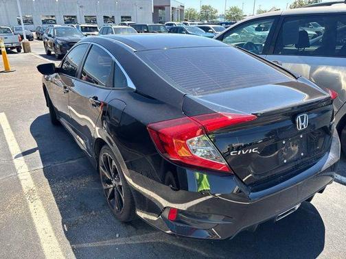 Aegean Blue Metallic 2021 Honda Civic Sport