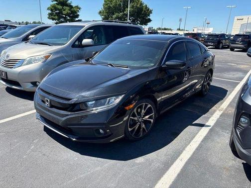 Aegean Blue Metallic 2021 Honda Civic Sport
