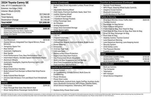 2024 Toyota Camry SE