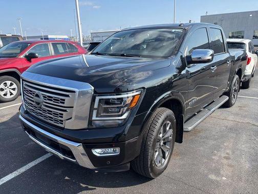 Super Black 2021 Nissan Titan Platinum Reserve