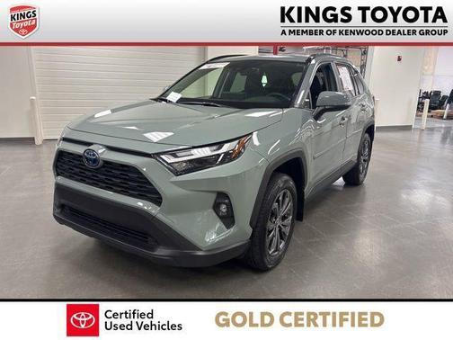 Lunar Rock 2022 Toyota RAV4 Hybrid XLE Premium