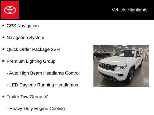 Bright White Clearcoat 2020 Jeep Grand Cherokee Limited