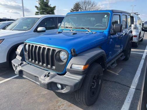 Hydro Blue Pearlcoat 2022 Jeep Wrangler Unlimited Sport