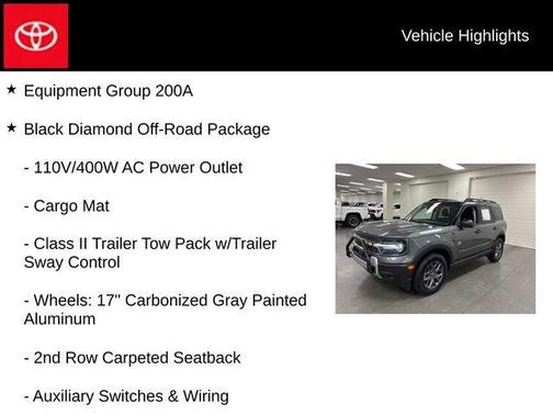 Gray Metallic 2025 Ford Bronco Sport Big Bend