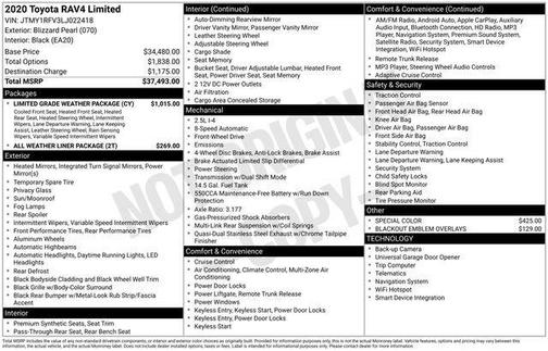 2020 Toyota RAV4 Limited