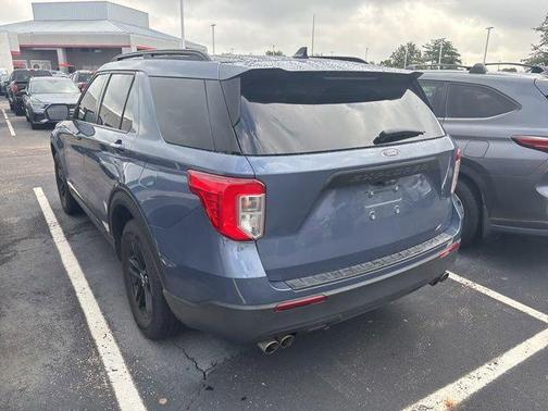 Infinite Blue Metallic Tinted Clearcoat 2021 Ford Explorer XLT