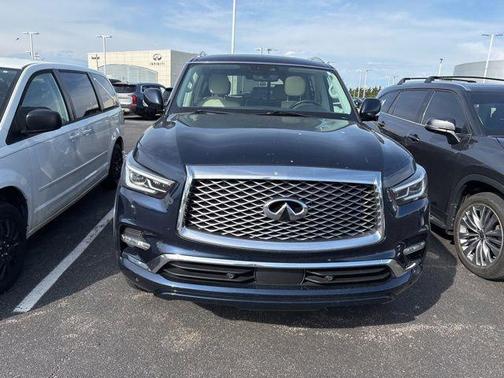 Hermosa Blue 2022 INFINITI QX80 Luxe