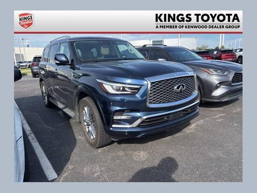 Hermosa Blue 2022 INFINITI QX80 Luxe