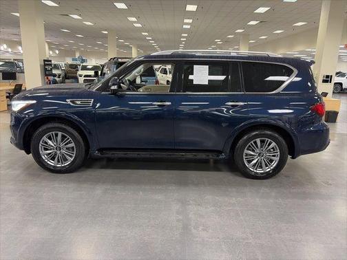 Hermosa Blue 2022 INFINITI QX80 Luxe