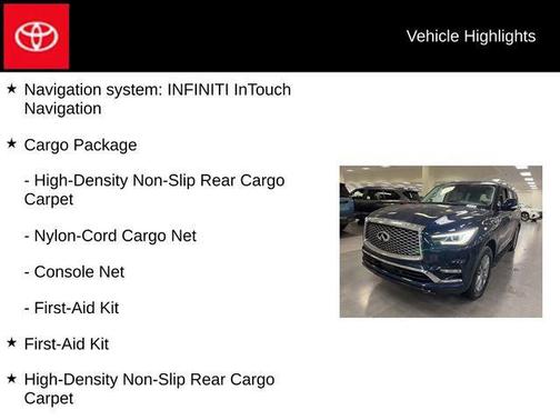 Hermosa Blue 2022 INFINITI QX80 Luxe