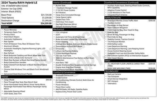 2024 Toyota RAV4 Hybrid LE