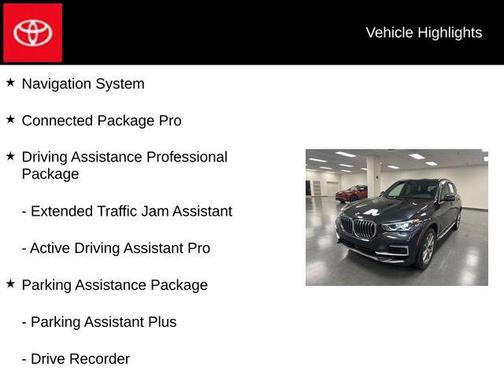 Dark Graphite Metallic 2022 BMW X5 xDrive40i