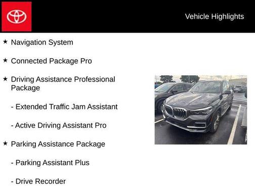 Dark Graphite Metallic 2022 BMW X5 xDrive40i