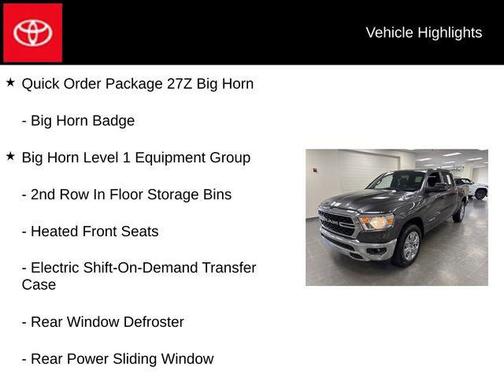 Granite Crystal Metallic Clearcoat 2023 RAM 1500 Big Horn/Lone Star