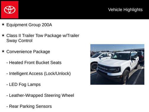 Oxford White 2022 Ford Bronco Sport Big Bend
