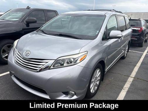 Silver Sky Metallic 2015 Toyota Sienna Limited Premium