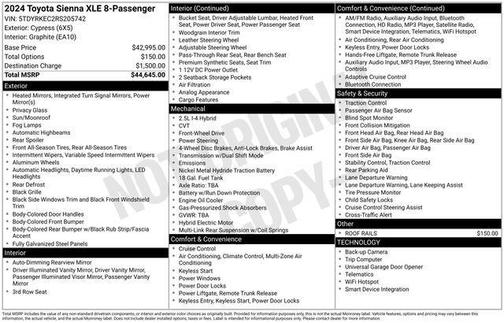 2024 Toyota Sienna XLE