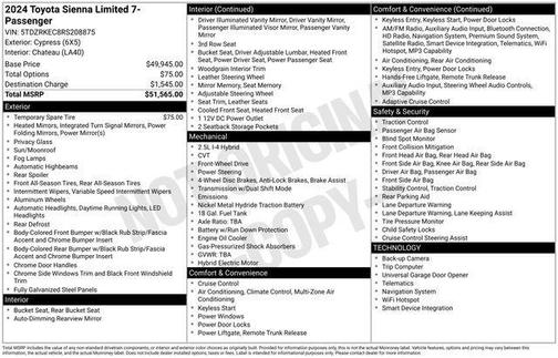 2024 Toyota Sienna Limited