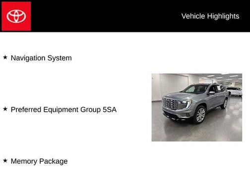 Sterling Metallic 2024 GMC Acadia Denali