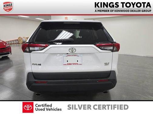 Super White 2021 Toyota RAV4 XLE