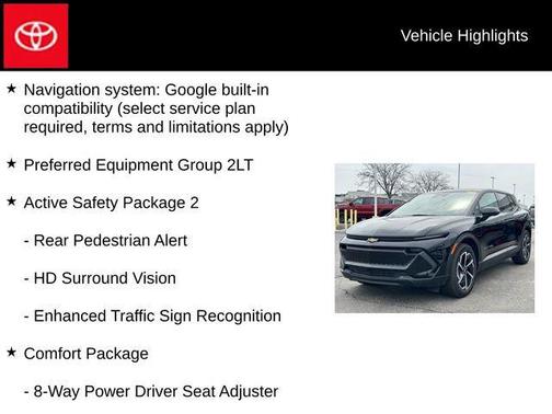 Black 2025 Chevrolet Equinox EV LT