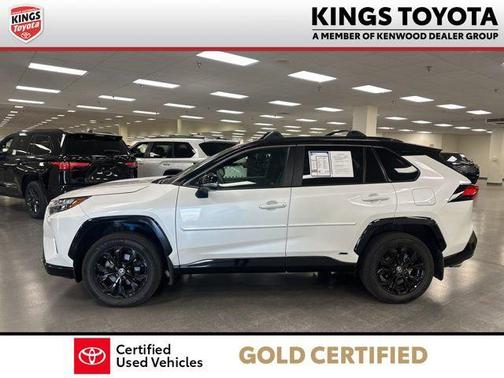 White 2024 Toyota RAV4 Hybrid SE