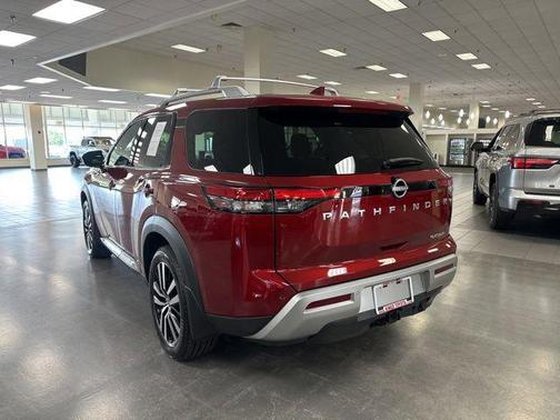 Scarlet Ember Tintcoat 2025 Nissan Pathfinder Platinum FWD