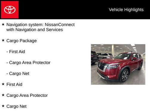 Scarlet Ember Tintcoat 2025 Nissan Pathfinder Platinum FWD
