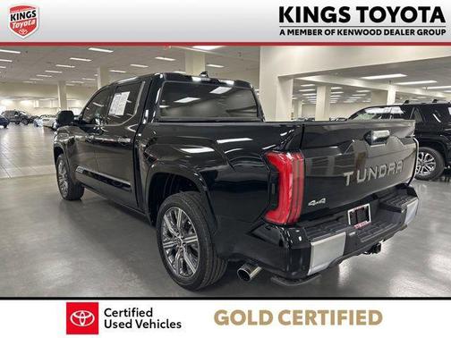 Midnight Black Metallic 2022 Toyota Tundra Hybrid Capstone
