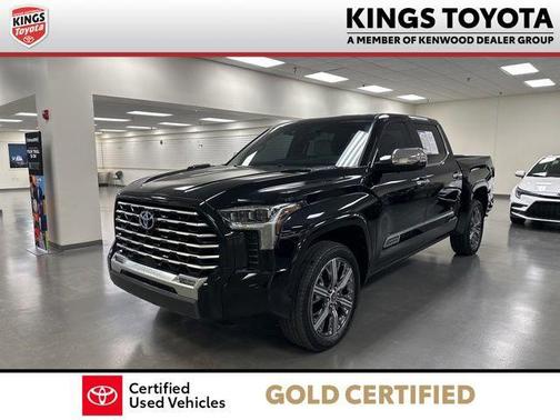Midnight Black Metallic 2022 Toyota Tundra Hybrid Capstone