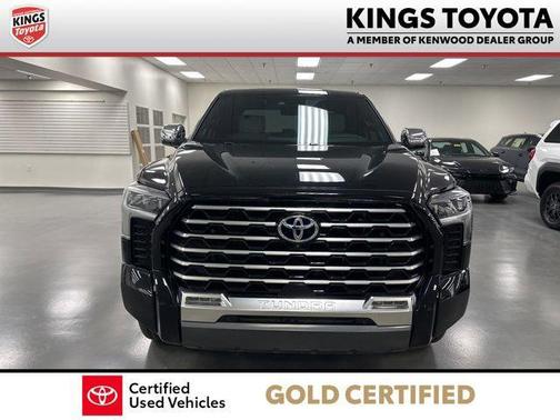 Midnight Black Metallic 2022 Toyota Tundra Hybrid Capstone