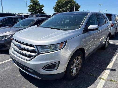 White Platinum Metallic Tri-Coat 2016 Ford Edge SEL