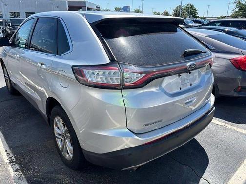 White Platinum Metallic Tri-Coat 2016 Ford Edge SEL