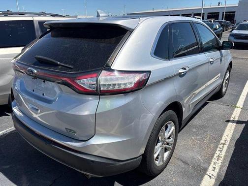 White Platinum Metallic Tri-Coat 2016 Ford Edge SEL