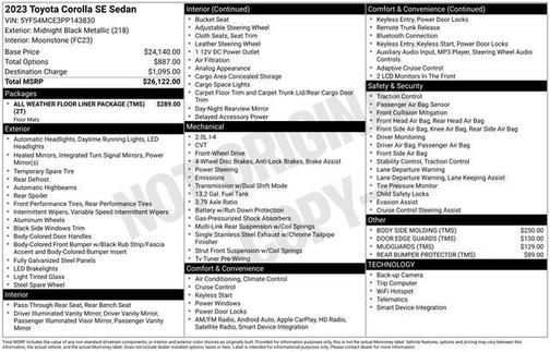 2023 Toyota Corolla SE