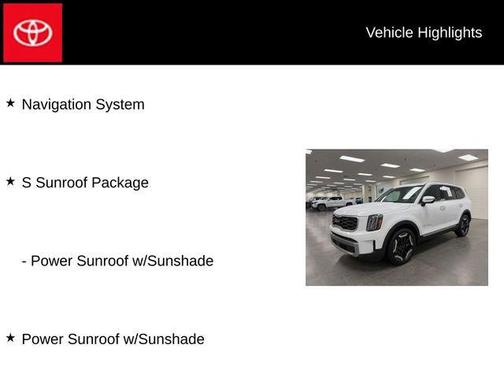 Glacial White Pearl 2024 Kia Telluride S