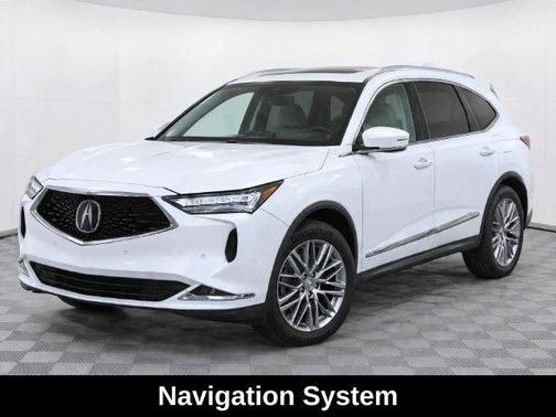Platinum White Pearl 2023 Acura MDX Advance Package
