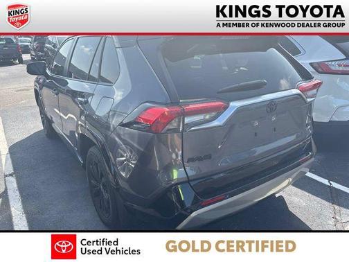 Magnetic Gray Metallic/Midnight Black Metallic 2025 Toyota RAV4 Hybrid SE