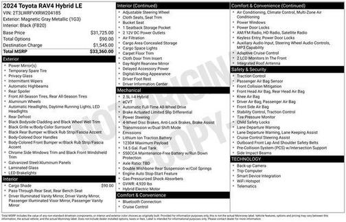 2024 Toyota RAV4 Hybrid LE