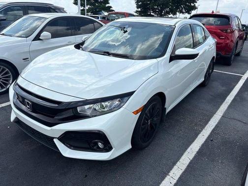 Platinum White Pearl 2019 Honda Civic EX
