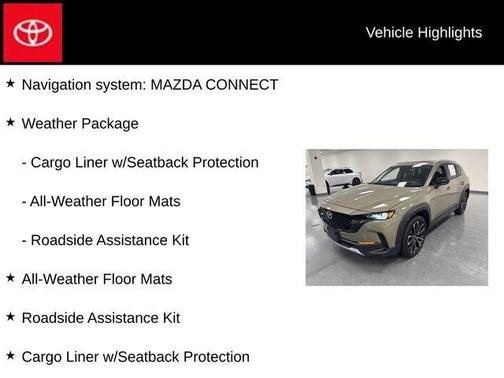 Zircon Sand Metallic 2024 Mazda CX-50 2.5 Turbo Premium Plus Package