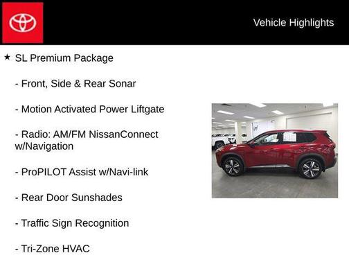Scarlet Ember Tintcoat 2023 Nissan Rogue SL