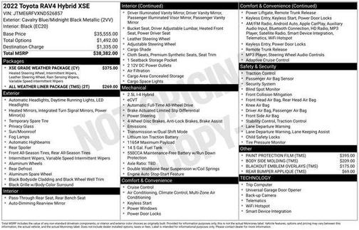 2022 Toyota RAV4 Hybrid SE
