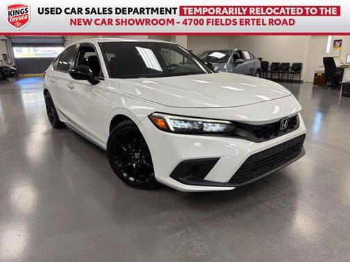 Platinum White Pearl 2022 Honda Civic Sport