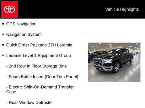 Diamond Black Crystal Pearlcoat 2023 RAM 1500 Laramie